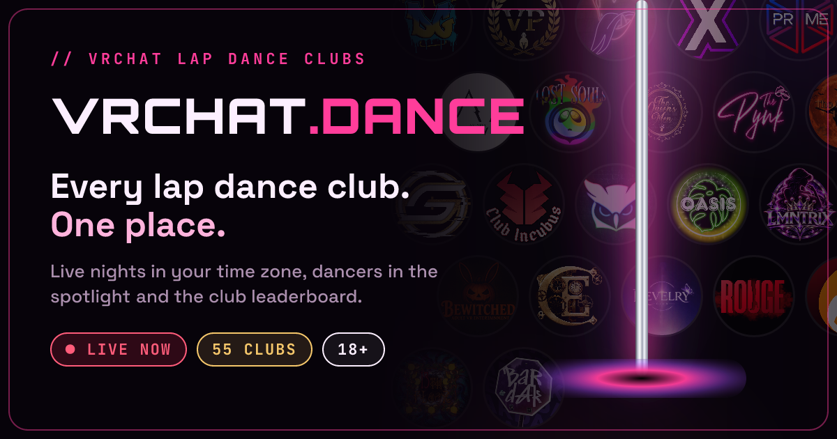 vrchat.dance | VRChat Clubs & Dance, Every VRChat Club Open Tonight